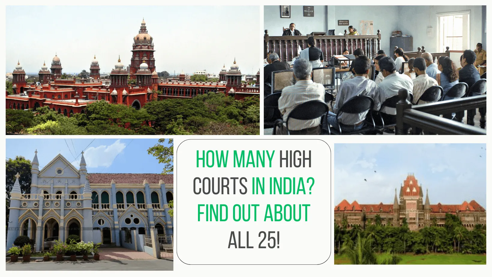 How many high courts in India? Find out about All 25!